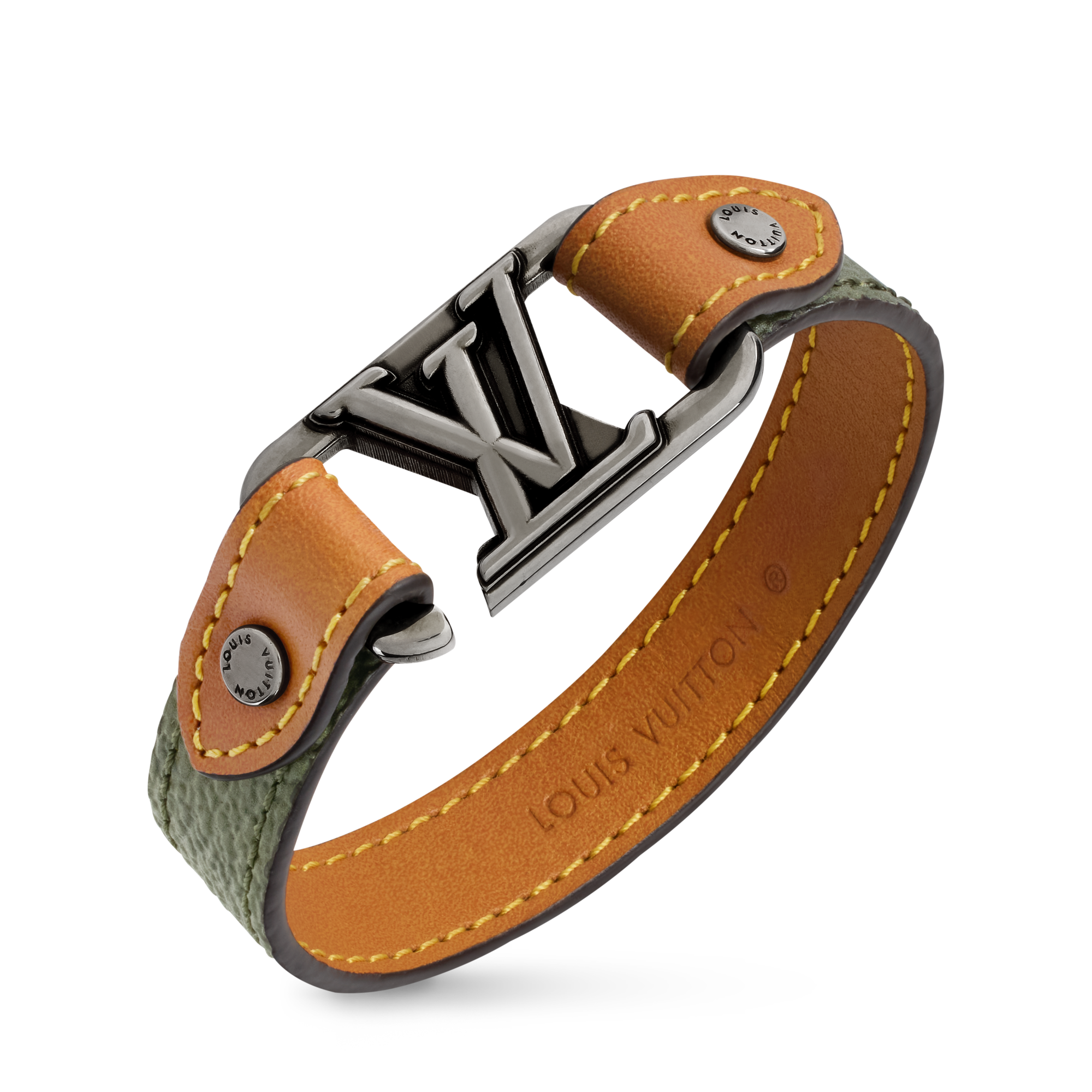 LV Slim Dimension Monogram Surplus Bracelet - Men - Fashion